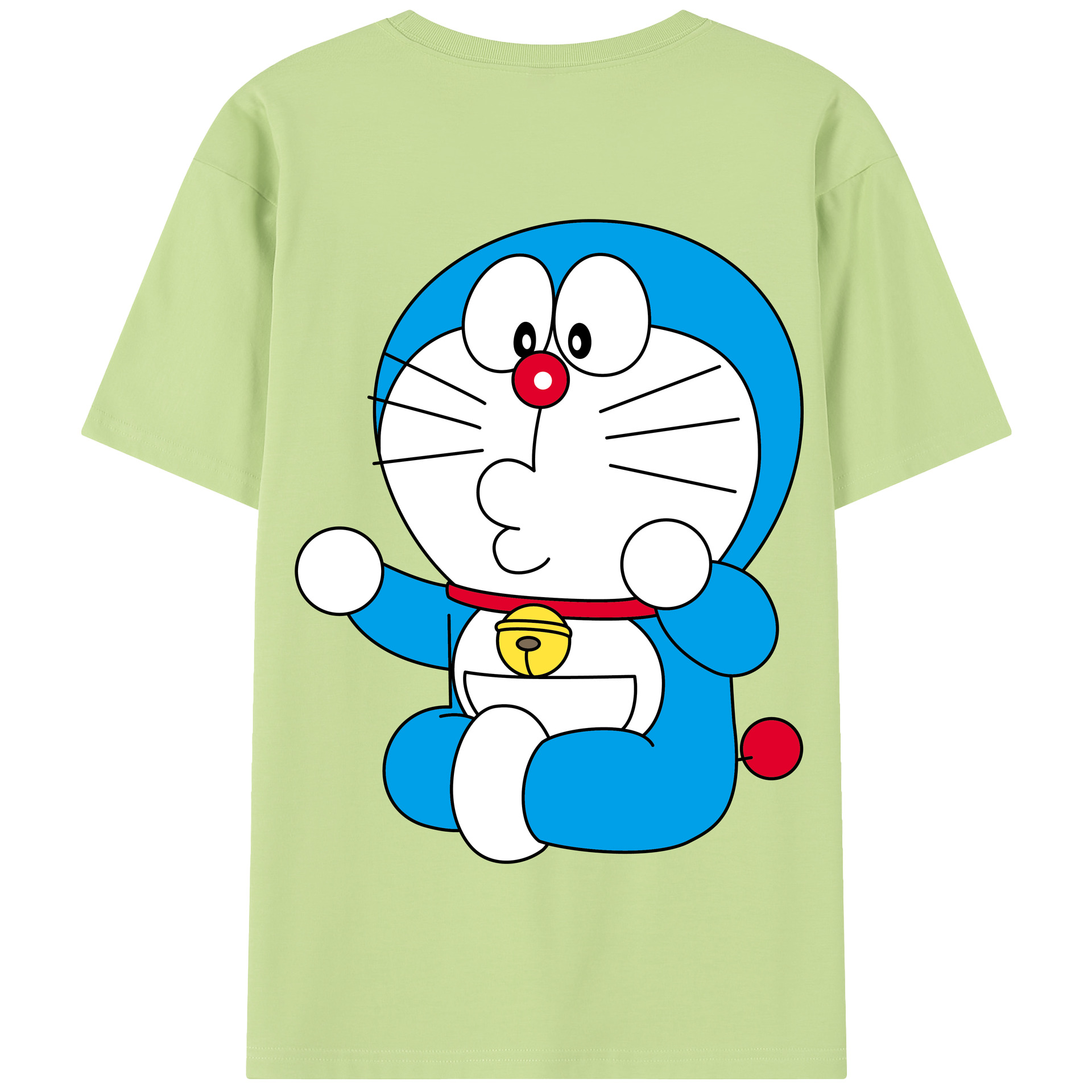 （画像用） ドラえもん Doraemon 綿100％半袖Tシャツ（背面プリント）